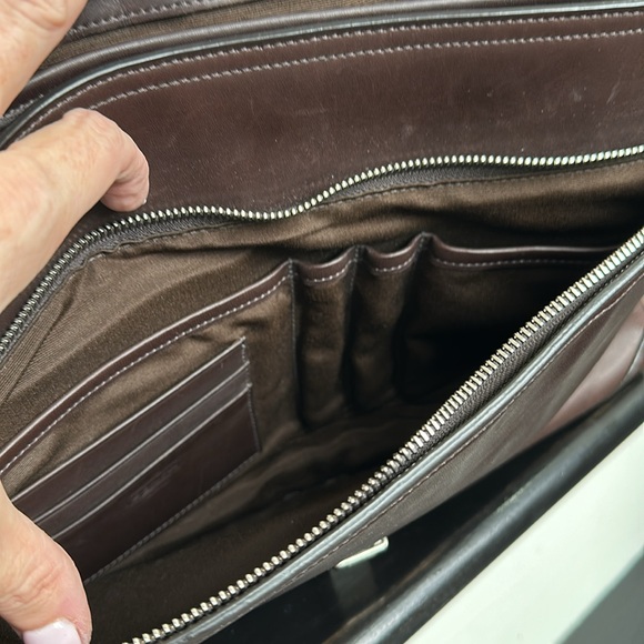 Coach vintage genuine leather briefcase # 70304 Transatlantic Flap Business - Picture 11 of 15